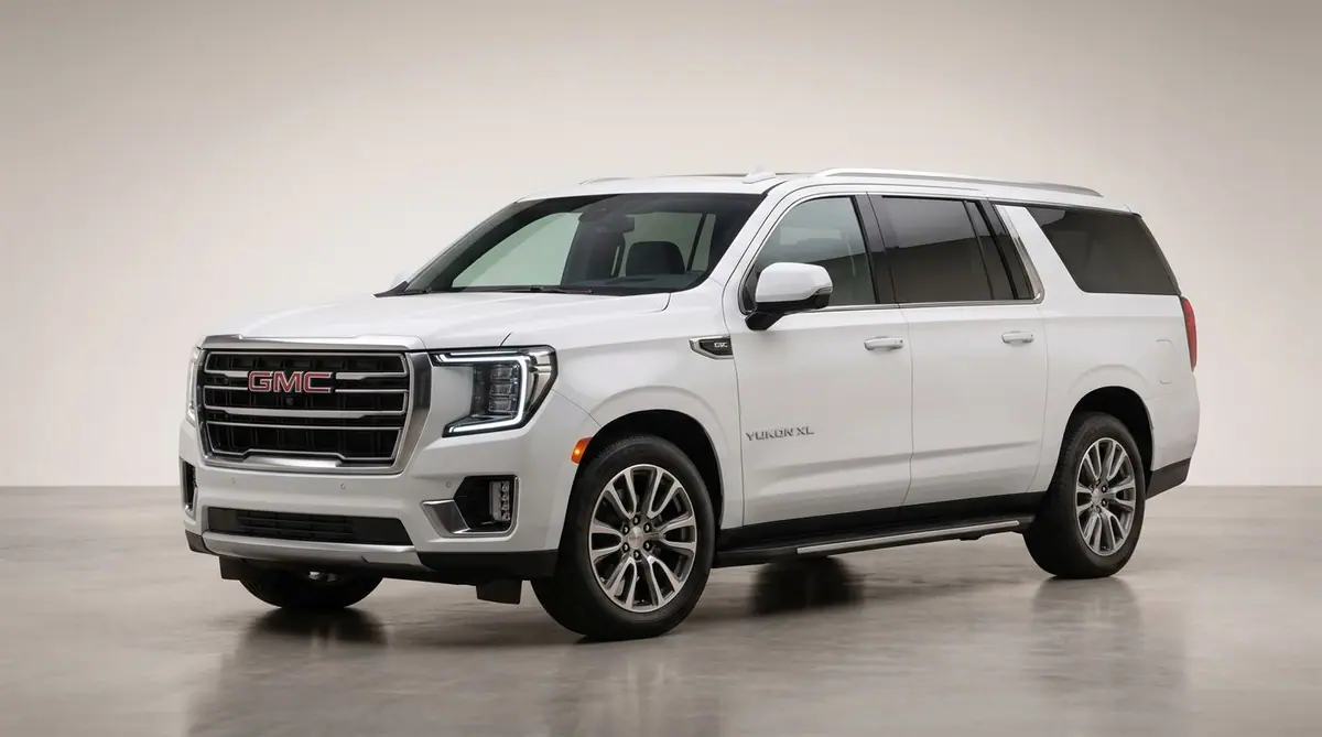 White GMC Yukon XL SUV